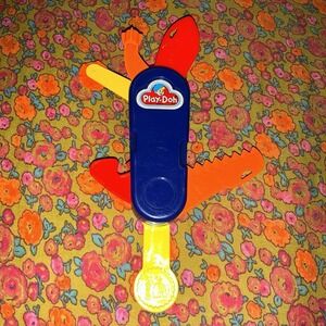 Play-Doh Vintage 1987 Fun Cutter‎ Swiss Army Knife Play Dough Multi Tool Toy Vtg
